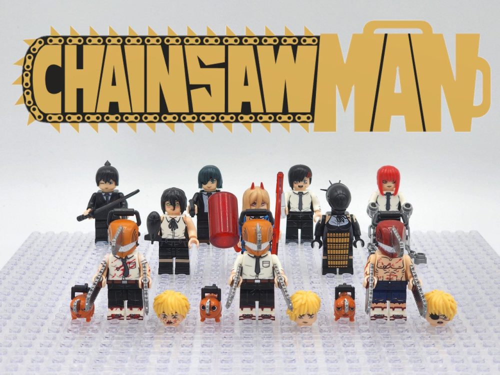 Chainsaw Man Minifigure Set - Denji Bomb Reze Makima