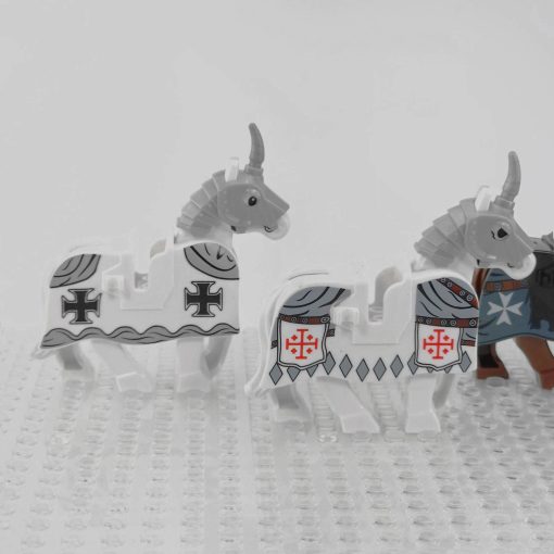 Crusades Horses and Mounts Minifigures for Teutonic Knights, Knights Templar, Hospitalers and Holy Sepulcher - Image 4