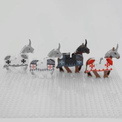 Crusades Horses and Mounts Minifigures for Teutonic Knights, Knights Templar, Hospitalers and Holy Sepulcher