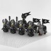 crusades-mounted-knights-hospitallers-armored-warhorse-minifigure-set-of-10pcs-with-assortment-of