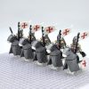 crusades-mounted-knights-templars-armored-warhorse-minifigure-set-of-10pcs-with-assortment-of