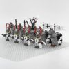 crusades-mounted-teutonic-knights-armored-warhorse-minifigure-set-of-10pcs-with-assortment-of