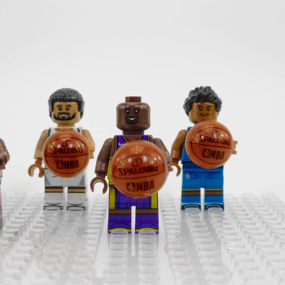 NBA Basketball Minifigures Set of 9pcs with Basketball Accessory - Image 6