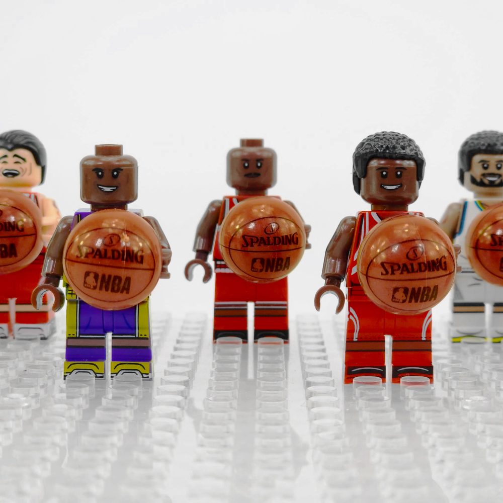 NBA Basketball Minifigures Set of 9pcs with Basketball Accessory - Image 5