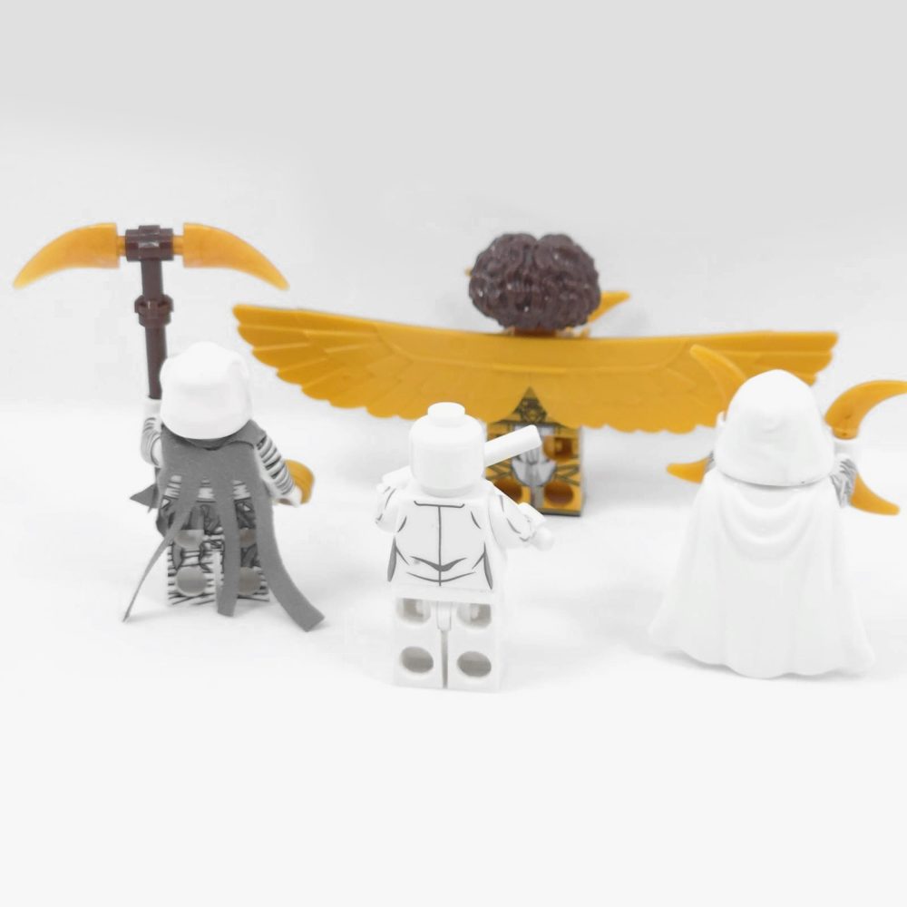 Moon Knight, Layla, Mister Knight and Khonshu Minifigures Set of 4pcs - Image 6