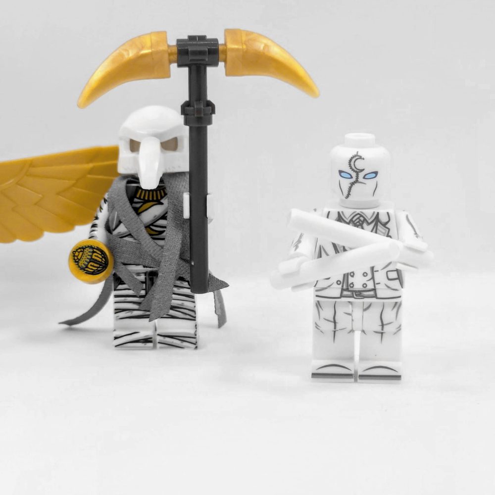 Moon Knight, Layla, Mister Knight and Khonshu Minifigures Set of 4pcs - Image 4