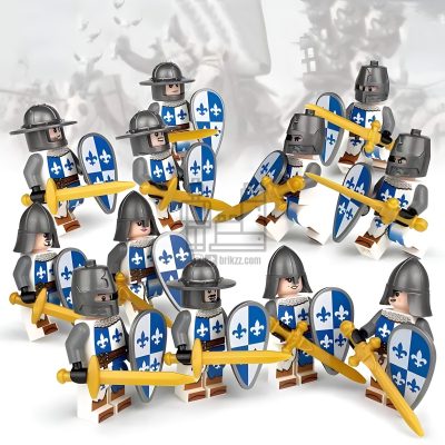 french-fleur-de-lis-medieval-castle-knights-minifigure-set-of-12pcs