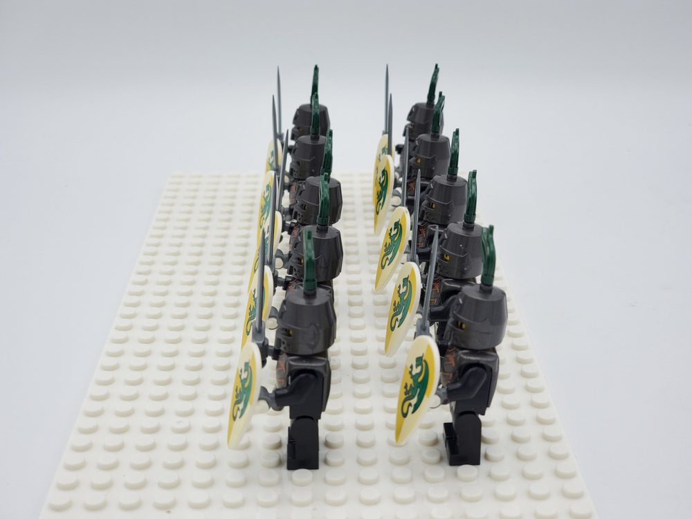 Green Dragon Knights Style 1 Minifigure Set of 10pcs - Image 6