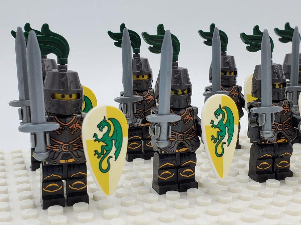 Green Dragon Knights Style 1 Minifigure Set of 10pcs - Image 7