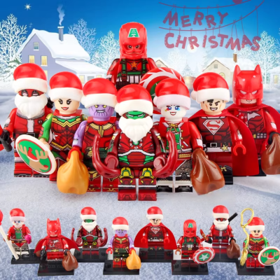 heroes-and-villains-santa-christmas-minifigure-set-of-8pcs