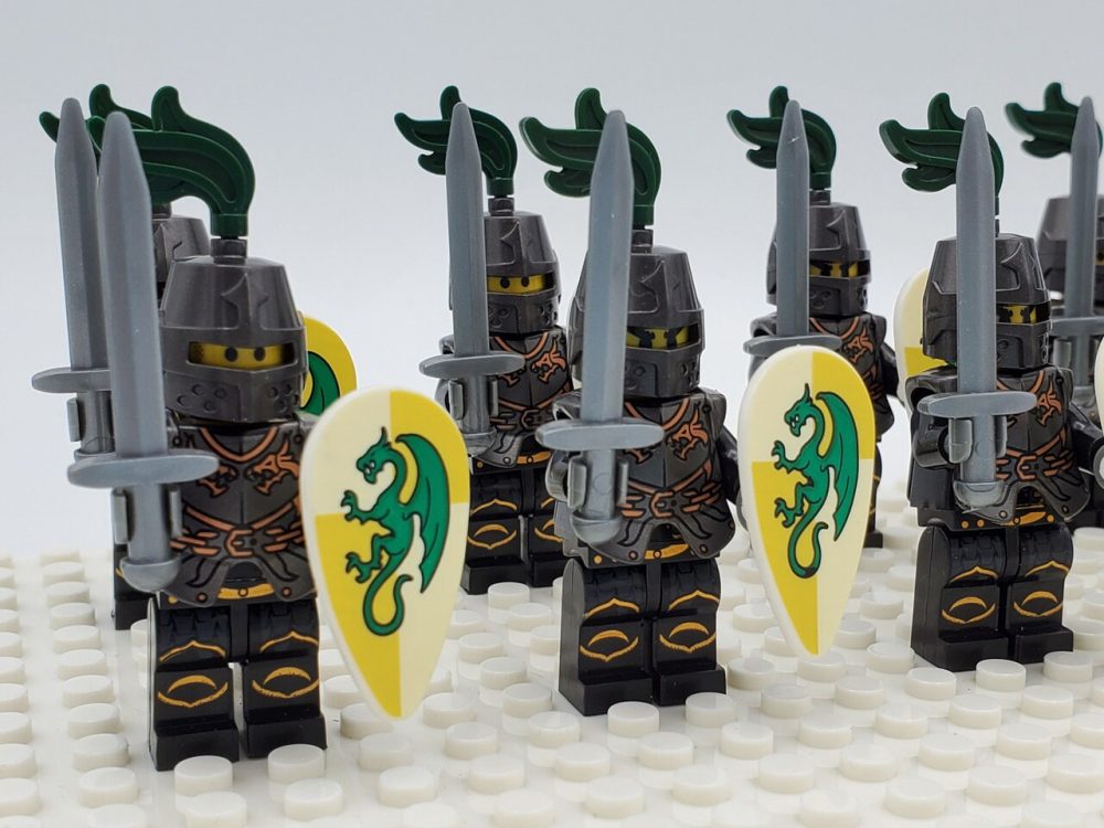 Green Dragon Knights Style 1 Minifigure Set of 10pcs - Image 11
