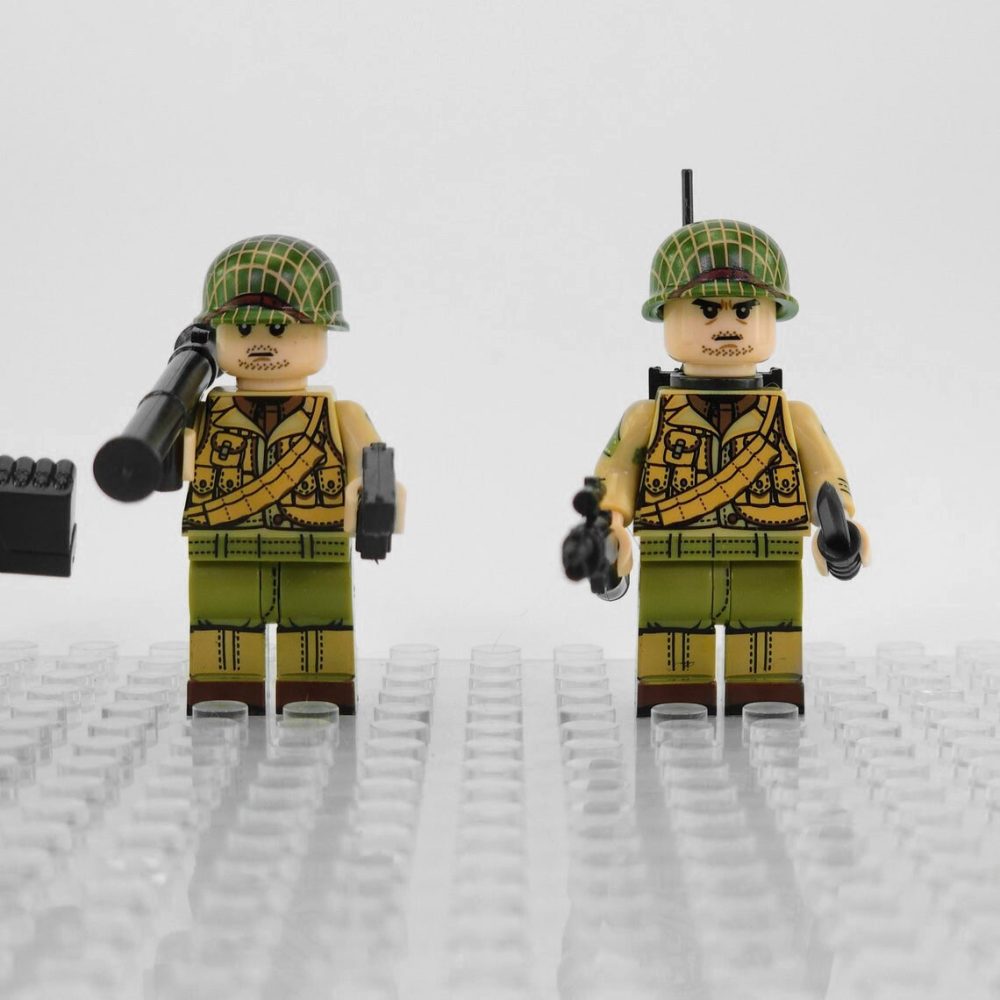 WW2 USA Military Soldiers Minifigure Set of 5pcs - Image 5