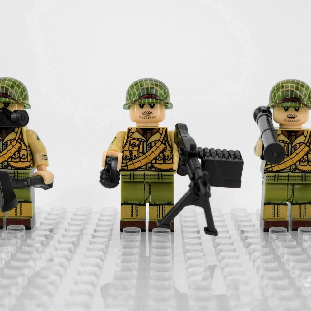 WW2 USA Military Soldiers Minifigure Set of 5pcs - Image 7
