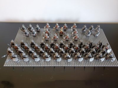 Lord the Rings Dwarves/Dwarf Erebor Dain II Ironfoot Minifigure Army Set 61pcs