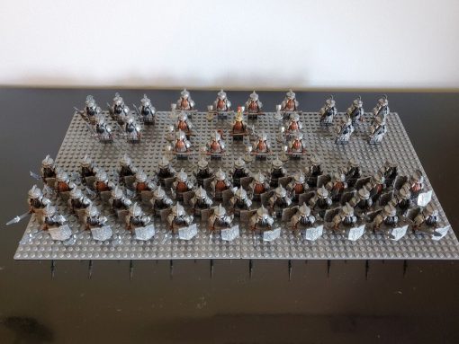 Lord the Rings Dwarves/Dwarf Erebor Dain II Ironfoot Minifigure Army Set 61pcs