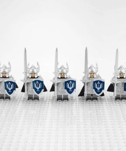 Lord the Rings Dol Amroth Two Hand Swordsmen Soldiers Numenor Minifigures Set 5pcs