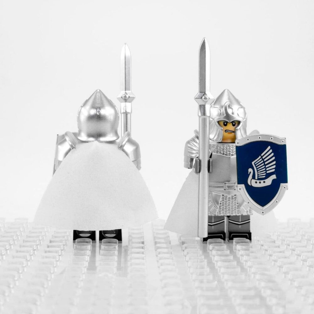 Lord the Rings Dol Amroth Spearmen Numenor Minifigures Set 5pcs - Image 5