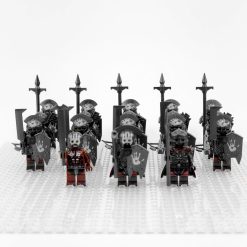 Lord the Rings Uruk-Hai Heavy Infantry Minifigure Set 18pcs