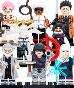 Jujutsu Kaisen Naobito Toji Uraume Minifigure Set of 8pcs