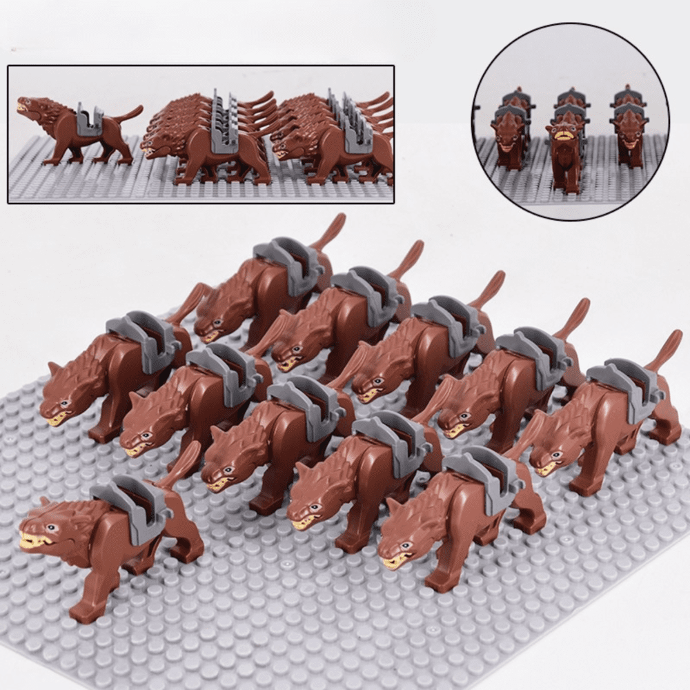 Lord of the Rings Brown Warg Mount Minifigure Set