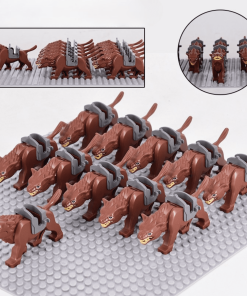 Lord of the Rings Brown Warg Mount Minifigure Set