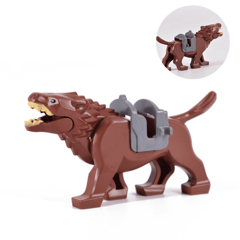 Lord of the Rings Brown Warg Mount Minifigure Set - Image 2