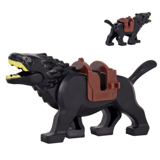 Lord of the Rings Black Warg Mount Minifigure Set - Image 2