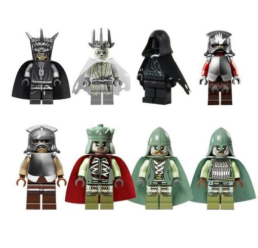 Lord the Rings Dark Forces and Villains Minifigure Set 8pcs - Image 4