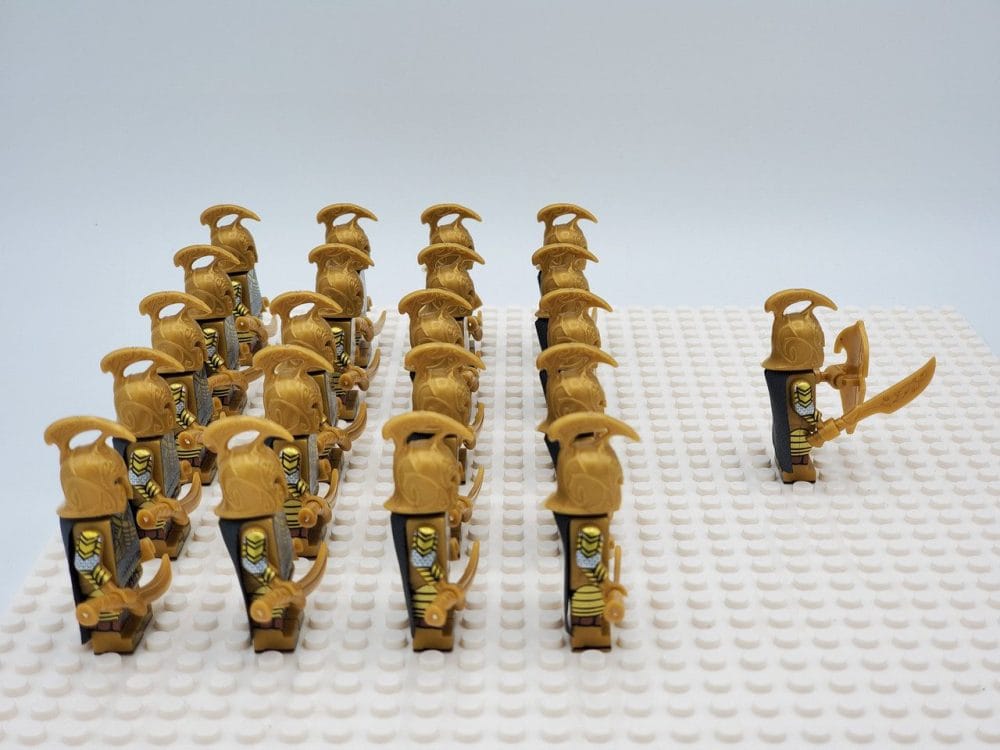 Lord the Rings Elves High Two-Hand Swords Minifigure Set 21pcs - Image 5