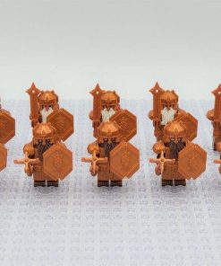 Lord the Rings Erebor Dwarves Copper Armour Minifigure Set 10pcs