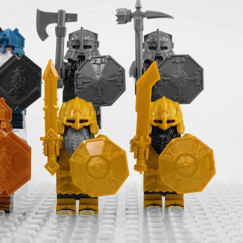 Lord the Rings Erebor Dwarves Minifigure Set 8pcs - Image 8