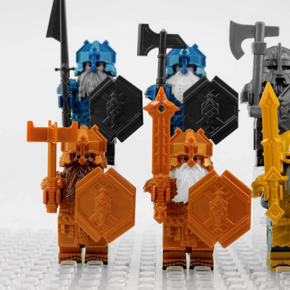 Lord the Rings Erebor Dwarves Minifigure Set 8pcs - Image 7