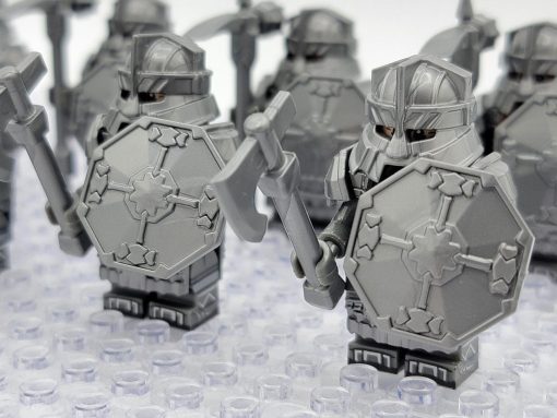 Lord the Rings Erebor Dwarves Silver Armour Minifigure Set 10pcs - Image 5