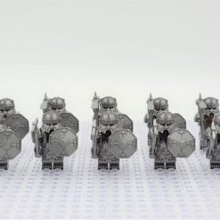 Lord the Rings Erebor Dwarves Silver Armour Minifigure Set 10pcs