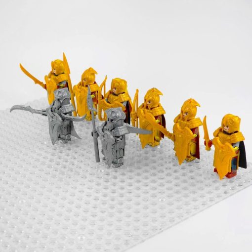 Lord the Rings Galadhrim and Mirkwood Elves Minifigure Set 8pcs - Image 3