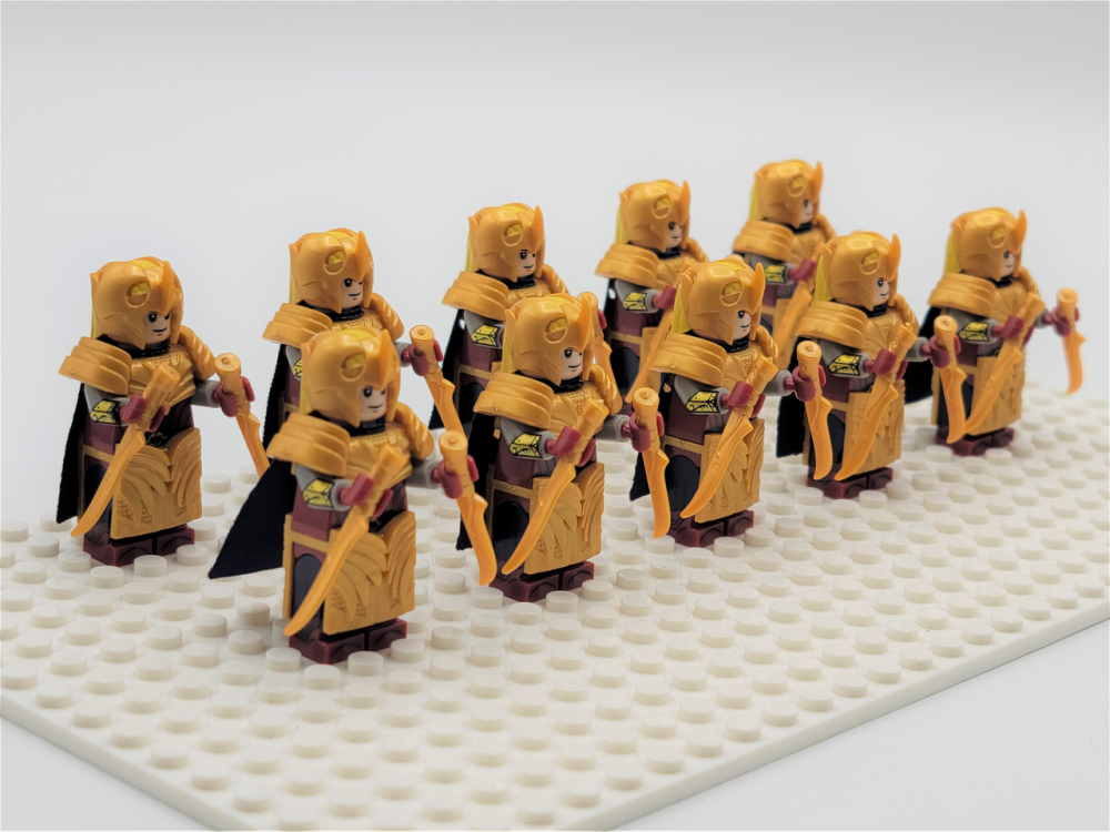 Lord the Rings Galadhrim Elves Dual Wield Minifigure Set 10pcs - Image 3