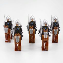 Lord the Rings Gondor Archers With Mounts Minifigure Set 10pcs