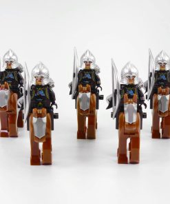 Lord the Rings Gondor Archers With Mounts Minifigure Set 10pcs