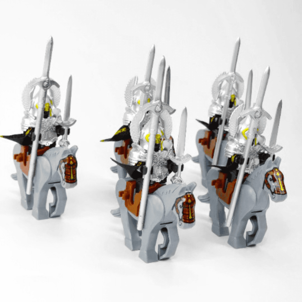 lord-the-rings-gondor-fountain-guards-and-mounts-minifigure-set-10pcs