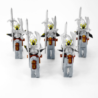 lord-the-rings-gondor-fountain-guards-and-mounts-minifigure-set-10pcs