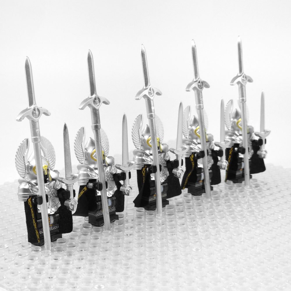 lord-the-rings-gondor-fountain-guards-minifigure-set-5pcs