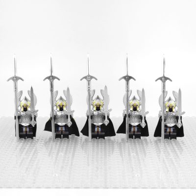 lord-the-rings-gondor-fountain-guards-minifigure-set-5pcs