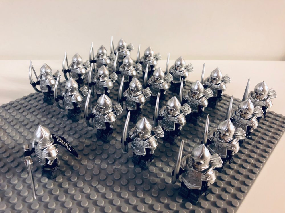 Lord the Rings Gondor Heavy Bows Minifigure Set 21pcs - Image 3