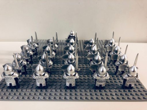 Lord the Rings Gondor Heavy Swords Minifigure Set 21pcs - Image 4