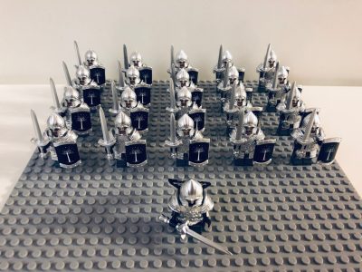Lord the Rings Gondor Heavy Swords Minifigure Set 21pcs