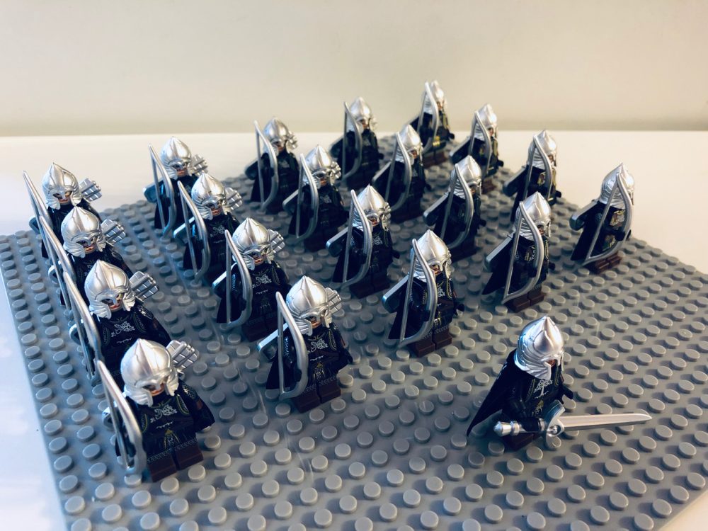 Lord the Rings Gondor Light Bows Minifigure Set 21pcs - Image 2