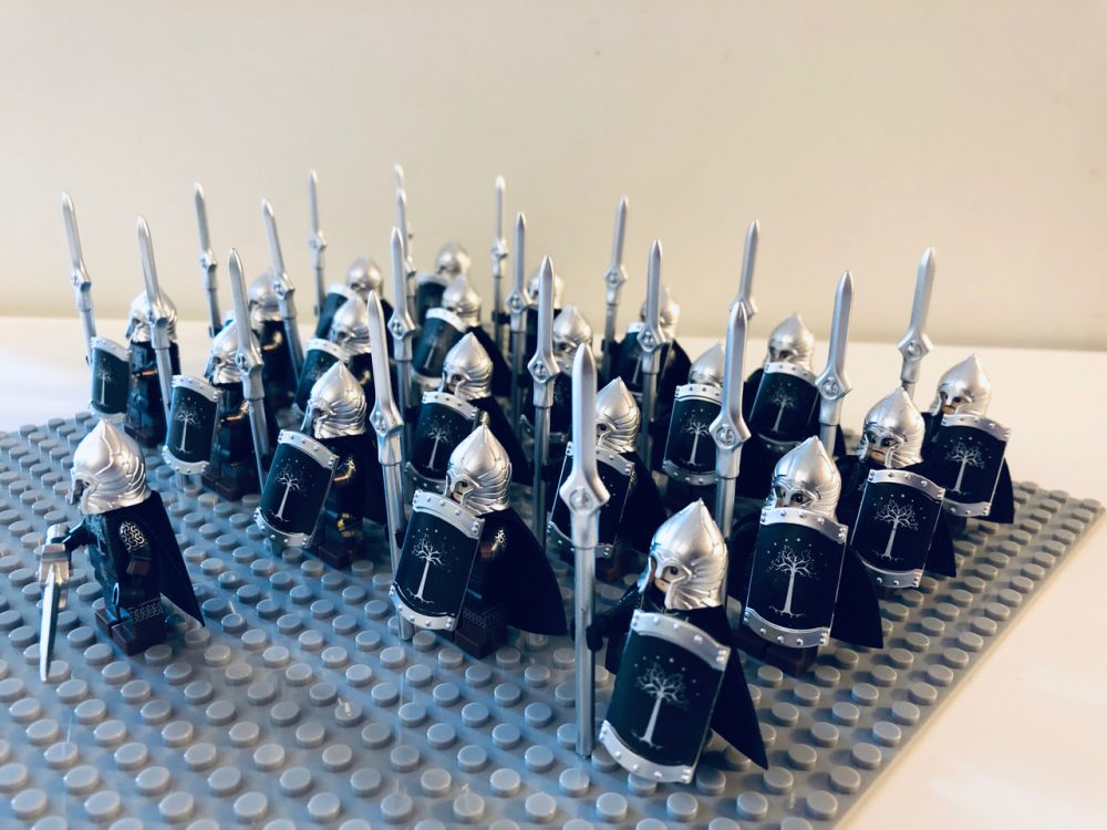Lord the Rings Gondor Light Spears Minifigure Set 21pcs - Image 3
