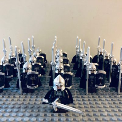 Lord the Rings Gondor Light Spears Minifigure Set 21pcs