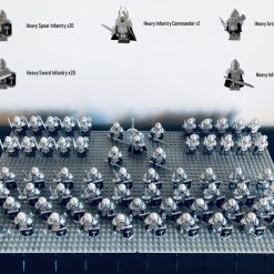 Lord the Rings Gondor Minas Tirith Minifigure Set 65pcs