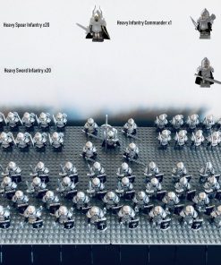 Lord the Rings Gondor Minas Tirith Minifigure Set 65pcs